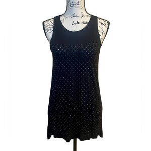 Old Navy Black Studded Tank Top – Size M